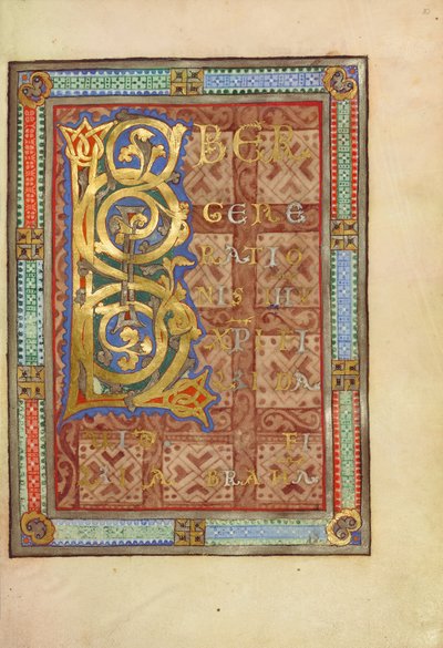 Decorated Incipit Page by Unbekannt Unbekannt